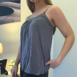 Barely worn grey tank top with sparkles